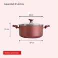 thumbnail image 4 of Olla Cacerola Royal Haus Antiadherente Italiana 4.5 L 24 cm Royal Haus Marmoleado, 4 of 4