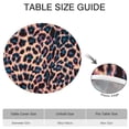 thumbnail image 6 of Leopard Print Pattern Round Fitted Tablecloth with Elastic Edge,Dining Table Cover Waterproof,Outdoor Round Tablecloth for Camping,Dining,Indoor and Outdoor, 6 of 7