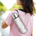 thumbnail image 6 of 20 Oz Pioneer Flower Coffee Tumbler Double Wall Insulated Stainless Steel Water Bottle | Metal Reusable Thermoses Flask with Cup Cap | Leak & Sweat Proof with Anti-Dust Lid, 6 of 7