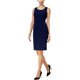 thumbnail image 2 of Vestido tubo de Crepe Kasper Mujer Azul 14 Vaina, 2 of 2