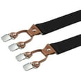 thumbnail image 3 of BIGLUFU Men's Suspenders, Y-Shaped Heavy Duty Suspenders – 6 Metal Clips, Elastic Straps Perfect For Both Casual and Formal, 3 of 7