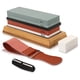 thumbnail image 1 of Kit afilador de cuchillos de cocina con base de tela oscilante y piedra de afilar doble para un afilado preciso, 1 of 8