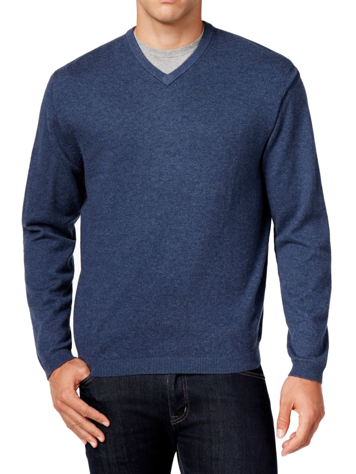 navy v neck sweater mens