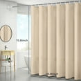 thumbnail image 6 of Solid Shower Curtain 6 x 6 FT Bath Curtains Waterproof PEVA Bathroom Curtains for Bathtub Showers Metal Grommets, 6 of 6