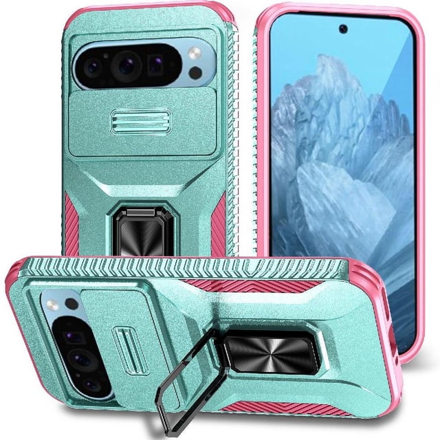 Case for GANGXUN Google Pixel 9 Pro -Dual Protection, Holder, Magnetic Function for Car