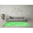 thumbnail image 3 of Ahgly Company Indoor Rectangle Patchwork Emerald Green Transitional Area Rugs, 7' x 9', 3 of 4