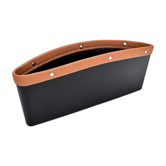 Organizador de huecos para asientos de coche, piezas para coche, colector de piezas, relleno de huecos, relleno de huecos para asientos de coche Marrón
