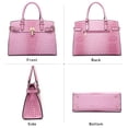 thumbnail image 3 of Top Handle Tote Handbags Work Shoulder Bags with Matching Wristlet Wallet for Women, 3 of 5