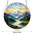 thumbnail image 2 of SIfdSeng My Items Curtain Style Acrylic Puzzle Garden Design Window Hanging Home Birthday For, 2 of 6