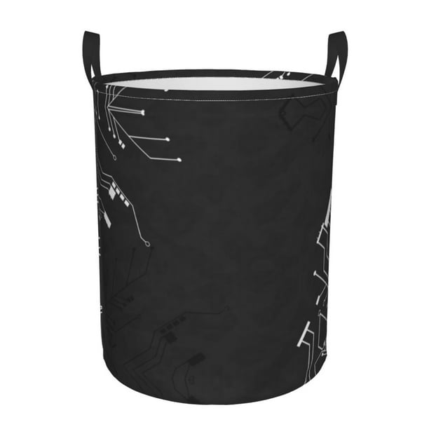 ZNDUO Laundry Basket, Round Laundry Storage Basket, Waterproof Laundry