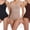 Coffee Triangle, variant on Shapewear Tummy Control Bodysuit for Women Seamless Body Shaper Sculpting Snatched Waist Trainer Thong Body Suit