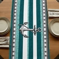 thumbnail image 5 of Table Runners 70 Inches Long Dress Scarves, Teal Blue Anchor Farmhouse Coffee/Dining/Kitchen Table Decor, Holiday Table Runner, Nautical Summer Beach Coastal Ocean 13x70 Inch, 5 of 9