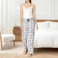 thumbnail image 6 of Lsque Monkey Submarine Captain Print Women's Pajama Pants, Lounge Pant - Comfortable Home Wear,Elastic Waistband, Stylish Design-Medium, 6 of 9