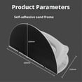 thumbnail image 3 of Drywall Corner Sander Right Angle Half Round Angle Grinding Tool, 3 of 5