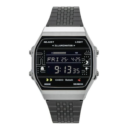 Casio Vintage Digital PAC-MAN Collaboration Smartphone Link Quartz ABL-100WEPC-1B Unisex Watch