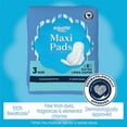 thumbnail image 4 of (2 pack) Equate Maxi Pads with Wings, Size 3, Extra Long Super Protection. Unscented, Compare to Always Maxi (26 Count), 4 of 20