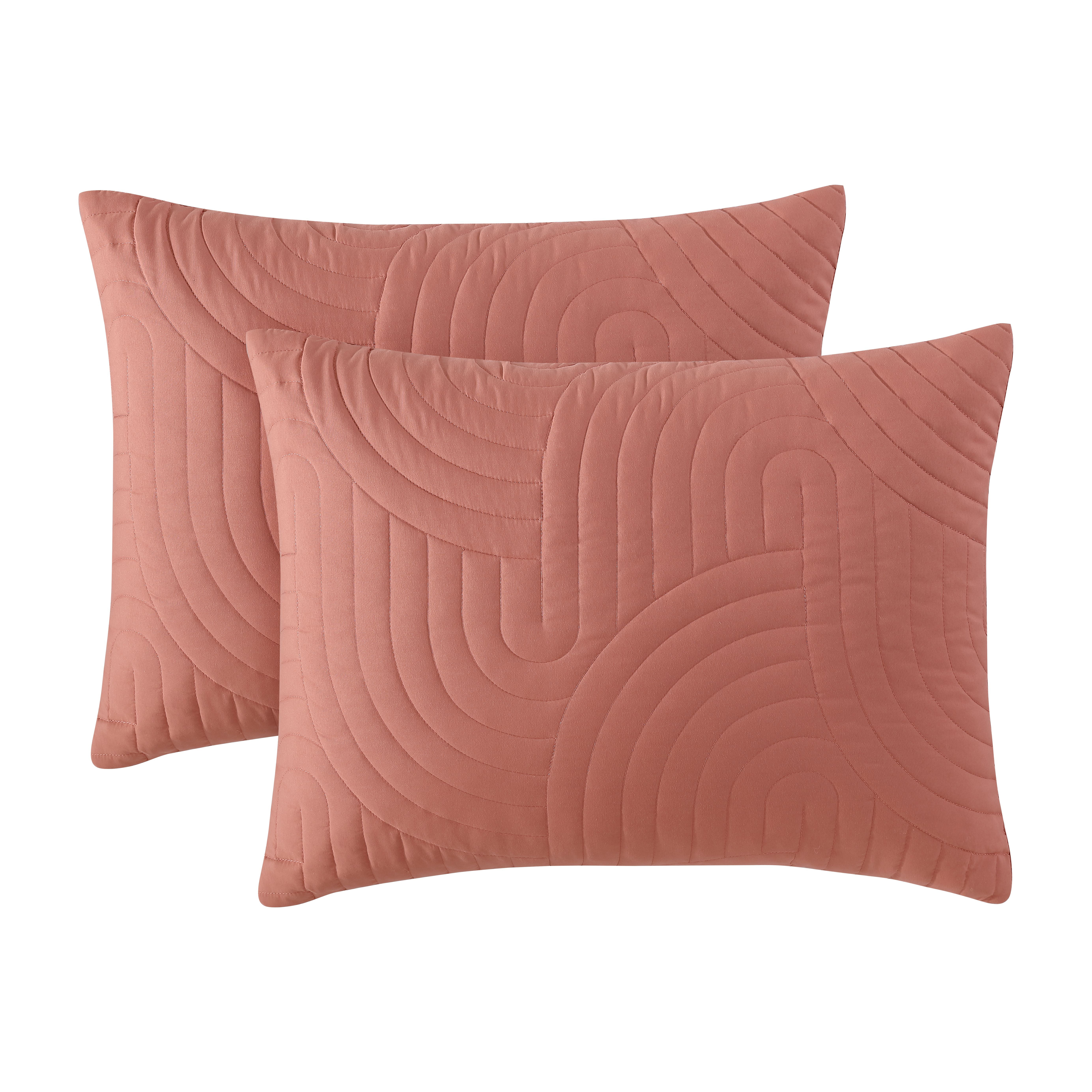 Mainstays Coral 10 Piece Bed in a Bag Comforter Set with Sheets, Queen - Adult Bedding for Women and Men