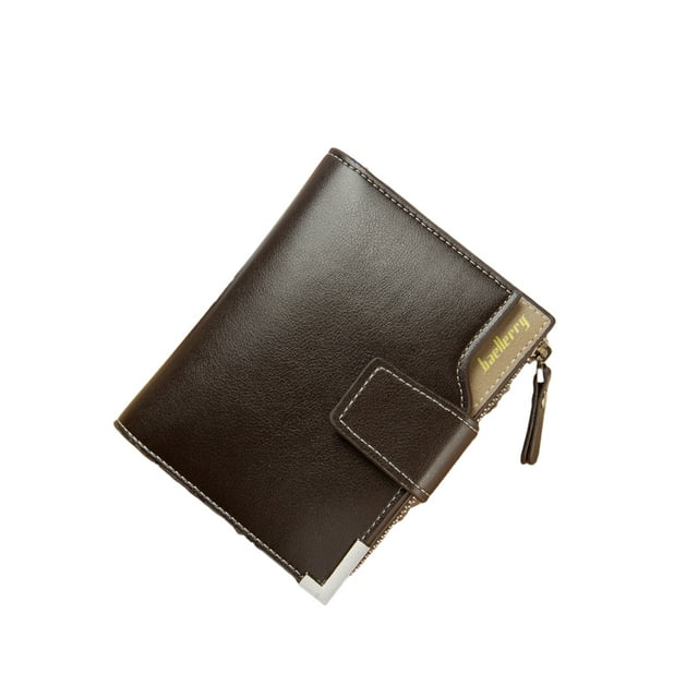 Billetera Sonducket hombre tarjetero monedero corto multitarjeta color café