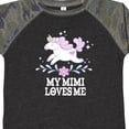 thumbnail image 4 of Inktastic My Mimi Loves Me Unicorn Girls Toddler T-Shirt, 4 of 5