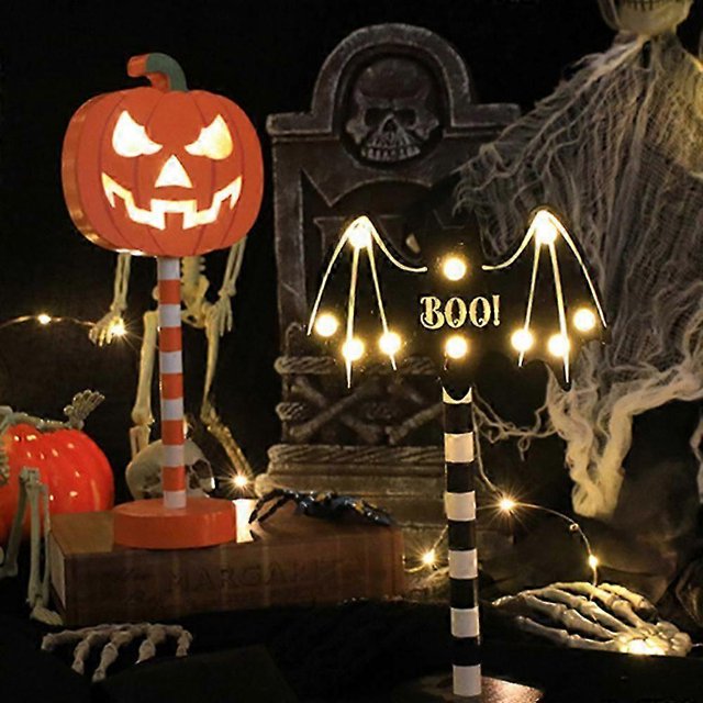 Lámpara LED de Halloween con forma de fantasma, extraíble y luminosa, decoración para Halloween.