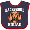 thumbnail image 3 of Inktastic Dog Dachshund Squad Boys or Girls Baby Bib, 3 of 4