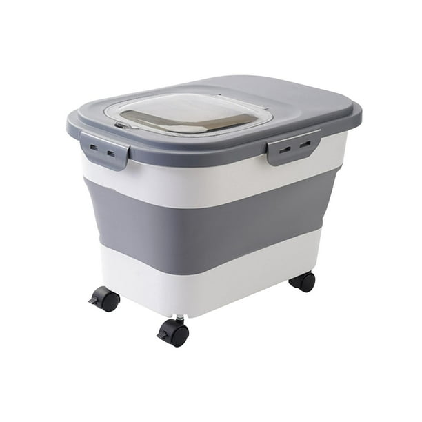 Dog Cat Food Storage Container Large Dispenser 10kg with Transparent