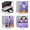thumbnail image 4 of Xecao Colorful Purple Cosmos Flower print Backpack For women men Aesthetic Lightweight Travel Daypack Simple Cute Backpack For Bookbag, 4 of 8