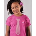 thumbnail image 4 of Tstars Boys Unisex Breast Cancer Awareness Shirts Pink Ribbon Tie Pink Ribbon Cancer Support Ribbon Apparel for Boys Youth Kids Graphic T Shirt, 4 of 6