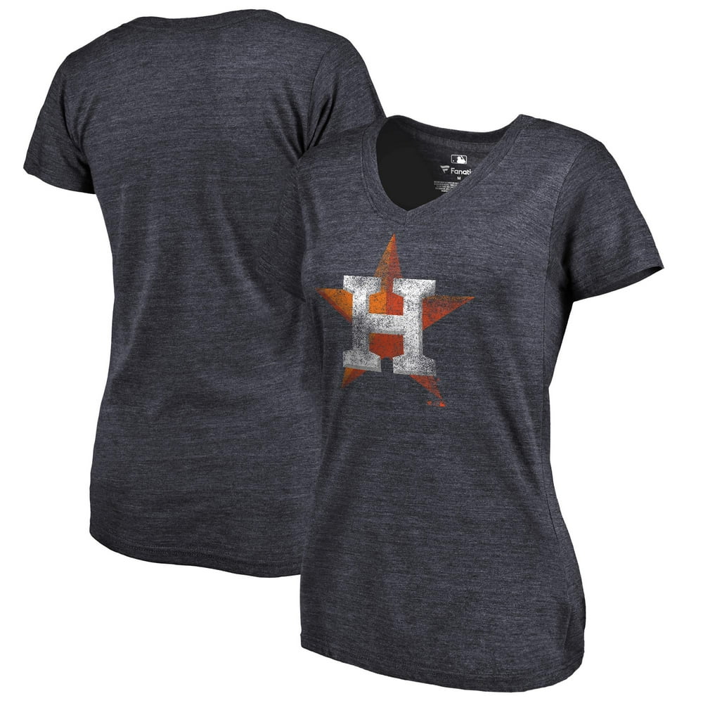 Houston Astros Fanatics Branded Women's Primary Distressed Team Tri ...