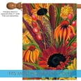 thumbnail image 3 of Toland Home Garden Cattail Bouquet Flower Fall Flag Double Sided 28x40 Inch, 3 of 5