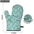 thumbnail image 6 of Pioneer Flower Floral Print Pattern Oven Mitt 2-Pack Set, Heat Resistant Kitchen Gloves, 7.7" X 12", 6 of 6