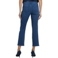 thumbnail image 2 of NYDJ womens  Petite Marilyn Ibiza Blues Straight Leg Jean, 6P, 2 of 3
