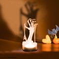 thumbnail image 3 of Wooden Crafts Ghost Candles Ghost Shadows Horror Halloween Party Decorations Home And Living Room Ornaments, 3 of 5