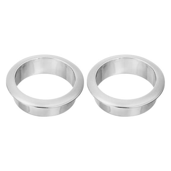 2 Pcs 1.97 inch (50mm) Nylon Desk Grommets, Plastic Cable Hole Cover, Wire Cord Cable Organizer, Silver