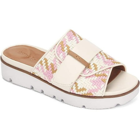 Gentle Souls by Kenneth Cole Womens Lavern Slide Sandal 9 Rose Multi