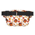 thumbnail image 3 of Balery Thanksgiving Turkey Leaves Mochila Cinturón para Mujeres y Hombres, Bolsa de Cintura Impermeable de Doble Capa con Correa, 3 of 8