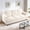Ivory, variant on High - Density Foam Black Velvet Sofa / Luxurious Seating for Modern Spaces