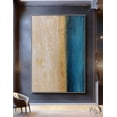 thumbnail image 3 of Handcrafted Beach Sunrise Canvas Art – Elegant Ocean and Golden Horizon Wall Decor for Living Room, Bedroom, and Office Stretched (frameless) 24x36 inches, 3 of 9