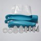 thumbnail image 3 of Kit de herramientas para decoración de tartas, bolsa de repostería, kit de herramientas para decoración de tartas DIY, kit de manga pastelera para glaseado, bolsas (azul) Ormromra WMZL-359, 3 of 6