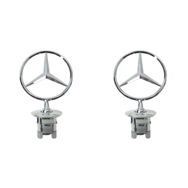 Insignia Con Símbolo Cromado Adorno para Capó Mercedes W124 W202 W203 W204