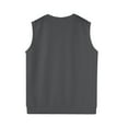 thumbnail image 4 of Huankd Mens Sweater Vest Cable Knit V Neck Sleeveless Pullover Casual Bussiness Knitwear Gray XL, 4 of 5