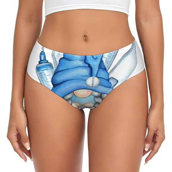 Disketp Culottes pour Femmes, Rouge Camion Gnome de Médicaments, sous-Vêtements en Coton Confortables, Culotte Coupe Flexible Confortable - 4X-Grand