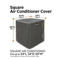 thumbnail image 3 of Classic Accessories Ravenna Air Conditioner Cover, Square-Color:Taupe,Shape:Square, 3 of 9