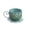 Green, variant on Weloille Coffee Cup Shape Courtyard Hollow Flower Pot, Creative Rustproof Drainage Hole Weather Resistant Planter, Unique Decorative Plant Container, for Garden Patio Lawn Balcony Decor