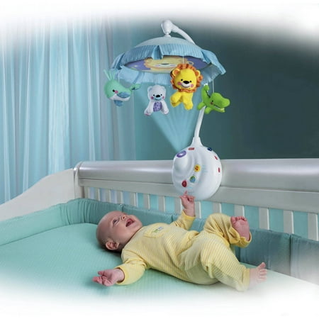 fisher price light up crib toy