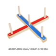 thumbnail image 2 of FONDOTIN Wooden Hoops Toys for Outdoor Play with Multi-colored Design Set, 2 of 8