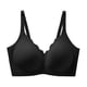 thumbnail image 3 of Brasier Tela de Mantequilla Sujetador Push up Cómodo sin Aros para Mujer, sin Parte Inferior Fina Grande, 3 of 3