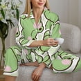 thumbnail image 6 of Sikiie Cute Frog Women's Long-Sleeve Shirt and Full-Length Bottom Pajama Set (s-xxl)-Medium, 6 of 7