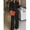 Black, variant on Womens Elegant Long Sleeve Shirred Waist Black Jumpsuit