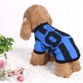 thumbnail image 2 of Camiseta para mascotas perro pequeño cachorro ropa para gato vestimenta tops disfraz sudadera atuendos azul S, 2 of 7